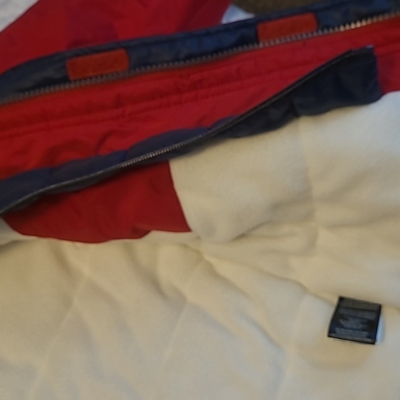 Red winter jacket with sherpa linned kids size 4(waterproof) - Picture 4 of 4